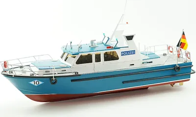 Produktbild von WSP-10 Passau Polizeiboot RC-Baukasten - Modellbaukit 1:20 von Billing Boats