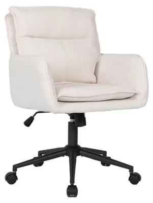 Produktbild von HOME DELUXE Bürostuhl CORA 100 x 60 x 70 cm  Webstoff Beige - Höhenverstellbar | Schreibtischstuhl, Chefsessel
