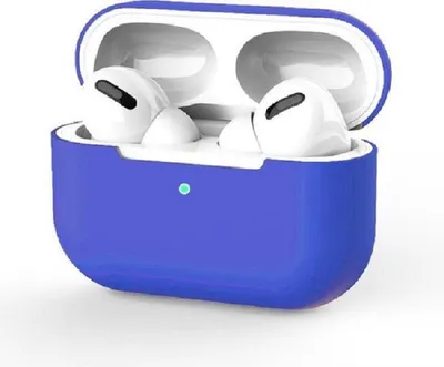 Produktbild von CHPN – AirPods-Hülle – Hülle für AirPods Pro – Silikon-Schutzhülle – Airpods-Hülle – Passend für Apple AirPods Pro – Königsblau
