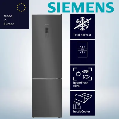 Produktbild von Siemens iQ500 KG39NAXCF, 363 l, SN-T, 10 kg/24h, C, Fresh Zone Fach, Edelstahl