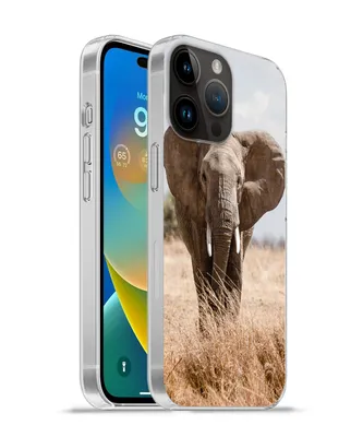 Produktbild von MuchoWow® Handyhülle Schutzhülle Hülle für Apple iPhone 14 Pro Max Elefant - Natur - Tiere - Porträt Silikon Softcase Handy Hülle - Hardcover