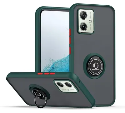 Obrázek produktu pro Pro Motorola Moto G54 Shadow Design TPU + PC Ochranný kryt Pouzdro Ochranný kryt Green / Red