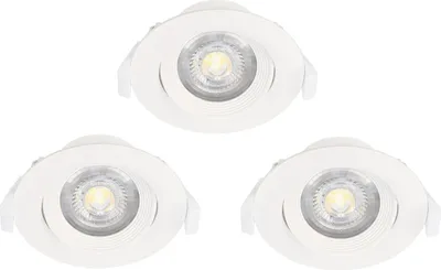 Produktbild von EGLO SARTIANO, Einbaustrahler, 3 Glühbirne(n), 3000 K, 220-240 V, Weiß