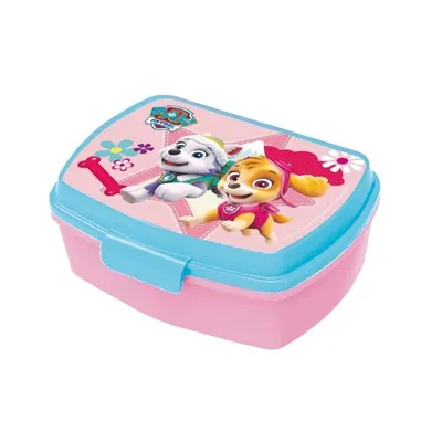 Produktbild von p:os Brotdose Paw Patrol Kunststoff, rosa