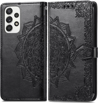 Produktbild von imoshion Mandala Klapphülle Samsung Galaxy A33 - Schwarz