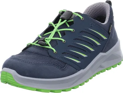 Produktbild von Lowa Axos GTX Lo Junior 6401259701+6501259701 (34/stahlblau-limone)