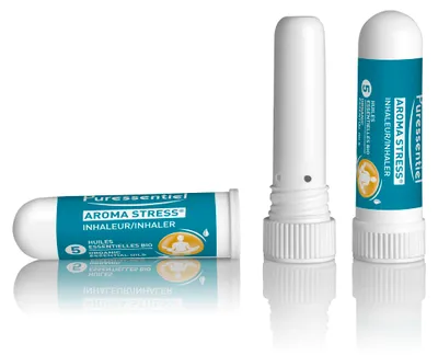 Obrázok produktu pre Aroma inhalátor proti stresu s organickými esenciálnymi olejmi - na zvládanie stresu a relaxáciu, 1 ml esenciálneho oleja