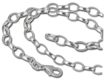 Imagen del producto de Collar de plata de ley 925 con dijes, SilberDream, 42 cm, modelo D3FC0120