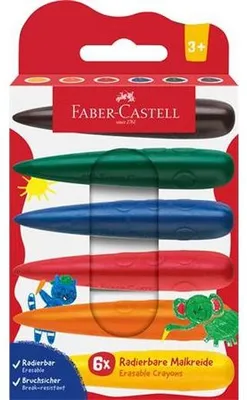Obrázok produktu pre Faber-Castell 120409, 6 kusov, Viacfarebný, Viacfarebný, Kolo, 3 rok / roky