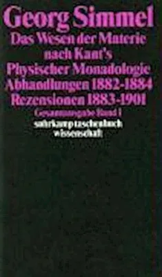 Obrázok produktu pre Simmel, G: Gesamtausgabe 1
