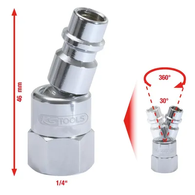 Produktbild von KS Tools 515.3394, Einzelner Artikel, Adapterverbindungsstück, 46 mm, 30 g, 1 Stück(e)