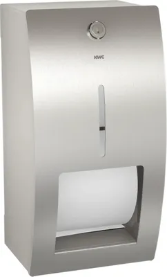 STRATOS WC-Rollenhalter für Aufputzmontage Edelstahl 2 Rollen KWC STRX672