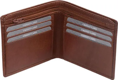 Produktbild von Echtleder Kreditkartenmappe, braun