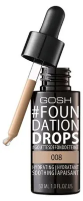 Obrázek produktu pro Gosh, Kapky, Tekutý podkladový krém, 008, Med, SPF 10, 30 ml