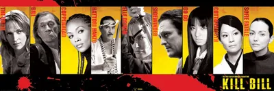 Image de KILL BILL - Door Poster - Casting - 53x158cm - Affiche Poster
