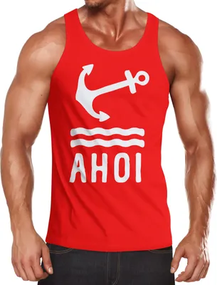 Produktbild von Herren Tank-Top Anker Ahoi Neverless®  XXL
