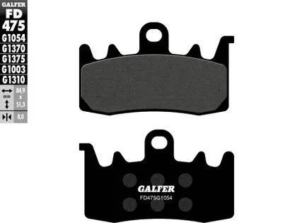 Image de Plaquettes de frein Galfer - métal fritté