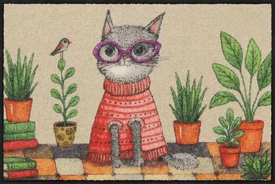 Produktbild von Salonloewe SOPHISTI CAT Fußmatte Wohnmatte 50 x 75 cm