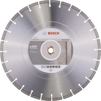 Obrázek produktu pro Diamantový řezný kotouč Standard pro beton, 400 x 20,00/25,40 x 3,2 x 10 mm