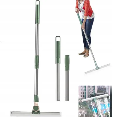 Produktbild von Wasserschieber Bodenabzieher Abzieher Boden Dusche Gummiabzieher mit Stiel 52CM