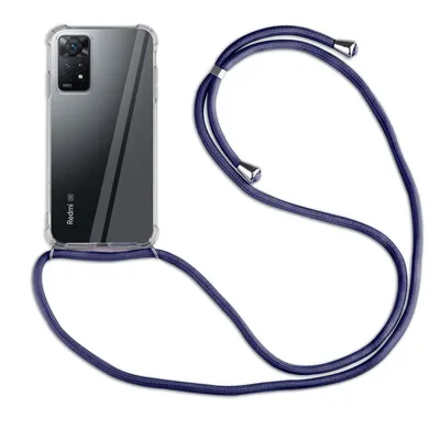 Produktbild von betterfon Handykette für Xiaomi Redmi Note 11 Pro 4G/5G Handyhülle mit Band  Blau