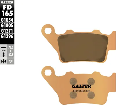 Produktbild von Bremsbeläge Set Galfer 2x FD165G1396 Sinter-Metall OFFROAD vorne für Husaberg EF 400 - 600 ccm