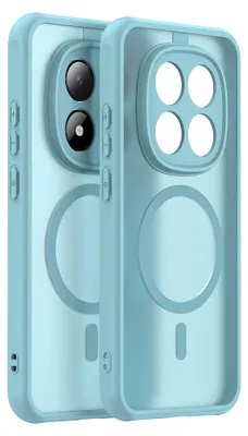 Produktbild von Handyhülle für Xiaomi Redmi Note 15 Pro 5G, Techsuit HaloFrost II MagSafe, Minzfarben