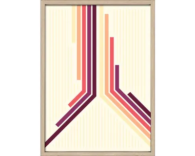 Produktbild von Gerahmtes Bild Modern Vintage V 53x73 cm