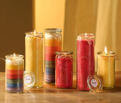 Produktbild von Rot Duftlos - Big Jumbo Windlicht im Weckglas von Candle Factory