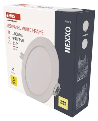 LED podhledové svítidlo NEXXO bílé, 17 cm, 12,5 W, teplá bílá