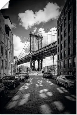 Produktbild von ARTland Poster Manhattan Bridge in Brooklyn, New York Größe: 60x90 cm