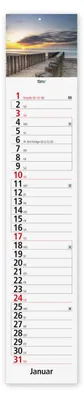 Productafbeelding van Stripkalender 2027, Noordzee, jaaroverzicht, 1 stuk, voor planning