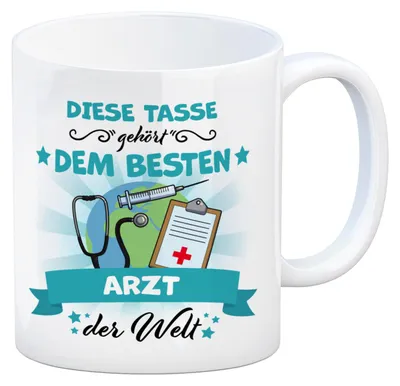 Produktbild von Bester Arzt der Welt Kaffeebecher