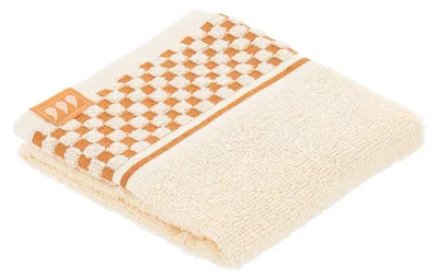 Produktbild von Gästehandtuch 30 x 50 cm, 100 % baumwolle, im vichy-stil – elfenbein - Tendance