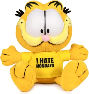 Produktbild von Garfield Kuscheltier 20 cm Nickelodeon Plüschtier I HATE MONDAYS