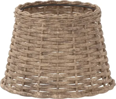 Zdjęcie produktu dla vidaXL Abażur brązowy Ø25x17 cm wiklina