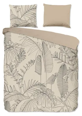 Produktbild von Good Morning Bettwäsche "Sym" - Braun - (200x220 cm) - 100 % Baumwolle