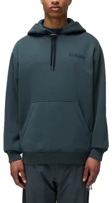 Produktbild von Grünes Herren Langarm-Sweatshirt mit Kapuze und Logo-Druck
