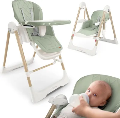 Image de Chaise d'alimentation Nukido Elite, verte