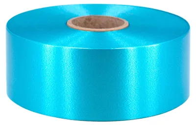 Produktbild von Geschenkband Ringelband 50mm x 100m Rolle Türkis