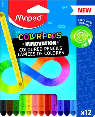 Produktbild von Maped Kredki z grafitu Infinity 12 sztuk