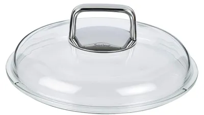 Gläserner Deckel 24 cm, Glas/Edelstahl, bis 250 °C, spülmaschinengeeignet