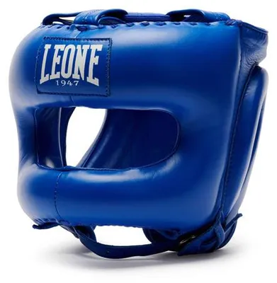 Zdjęcie produktu dla Kask bokserski THE GREATEST Leone1947 – czerwony, z pełną ochroną twarzy rozmiar S/M