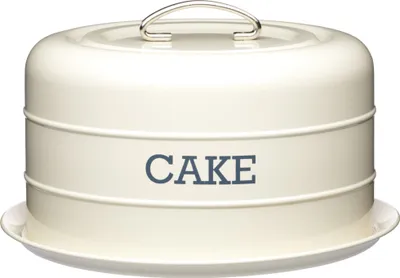 Produktbild von Living Nostalgie Antike Kuchen Behälter de Kuchen, Stahl, Weiß