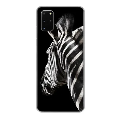 Produktbild von MuchoWow® Handyhülle Schutzhülle Hülle für Samsung Galaxy S20 Plus Zebra - Wilde Tiere - Muster Silikon Softcase Handy Hülle - Hartschale