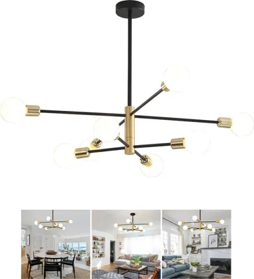 Produktbild von Moderner LED Deckenleuchter Baumzweig 8-flammig, Wohnzimmerlampe, Schlafzimmer Esszimmer Beleuchtung