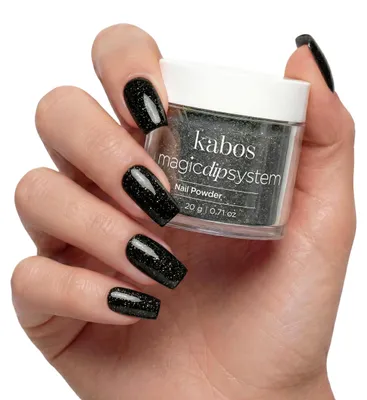 Produktbild von Kabos Magic Dip System Dipping Powder Acrylpulver Nägel 043 Magic Onyx 20g
