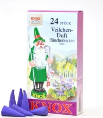 Produktbild von Knox Räucherkerzen - Veilchenduft von Knox Räucherkerzen