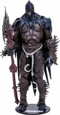 A full-body studio shot of a Spawn action figure.