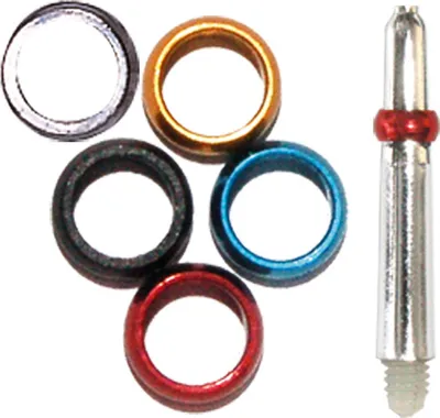 Produktbild von BULL'S Shaft Aluminiumring - rot -- 1 Satz